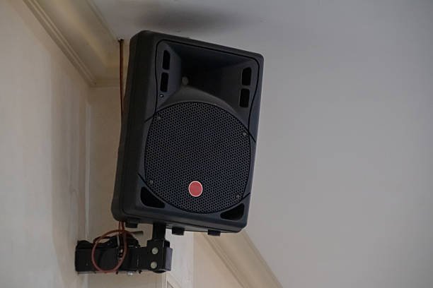 Popular speaker mount brands like Vogel’s, OmniMount, and Monoprice displayed with their top models.